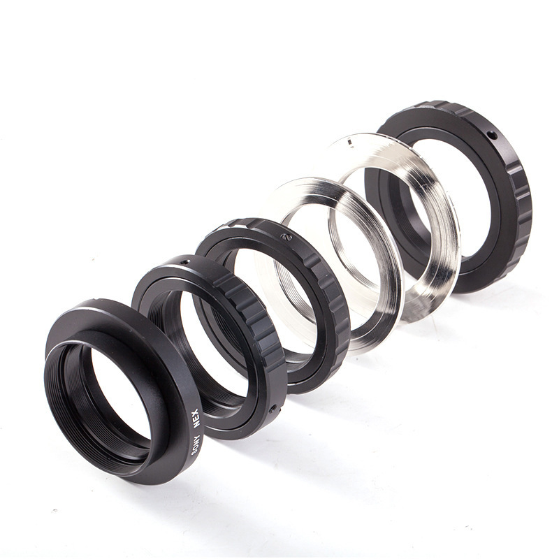 望远镜摄影配件M42*0.75mm望远镜摄影螺纹转接环 各类单反AF卡口