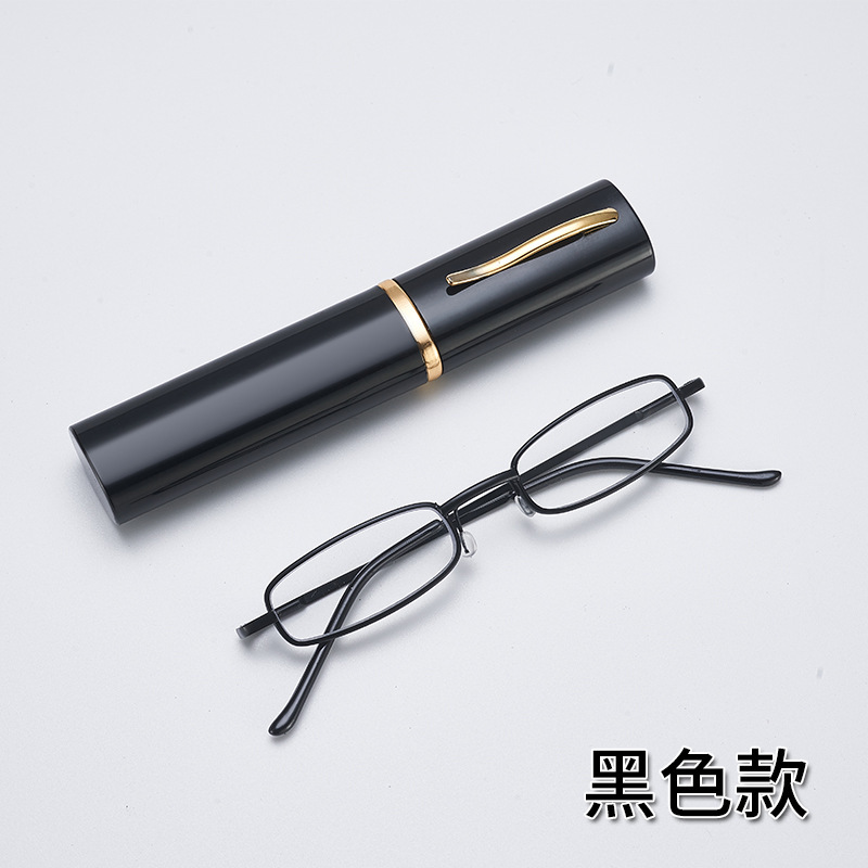 起爆ミニ小筆筒老眼鏡携帯型高精細超軽量眼鏡バネフレーム国境を越えたメーカー卸売り|undefined