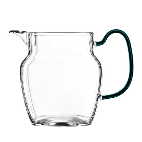 Glass fair cup tea drain set with handle, thickened heat-resistant high-end tea sea tea divider, Japanese-style fair tea pot and tea cup