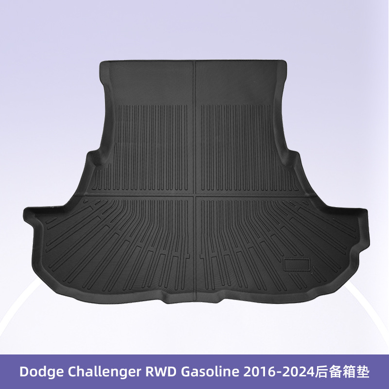 Para Dodge Challenger RWD Fuel 2016 - 2024 3D All Weather TPE Foot Coat