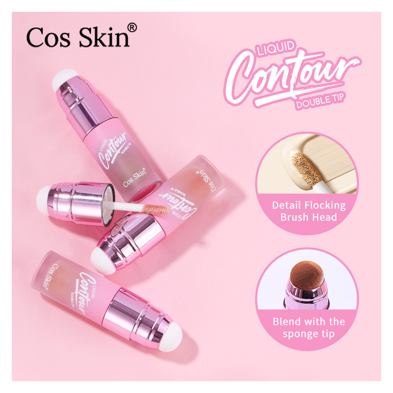 CosSkin Two-head Repair Stick Matte Highlight Silhouette Natural Durable Liquid Two-head Repair Pen