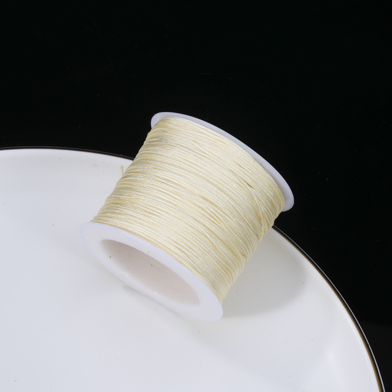No.72 翡翠糸 DIY 糸手織りブレスレット編みロープアクセサリーブレスレットパール翡翠ジュエリー糸|undefined