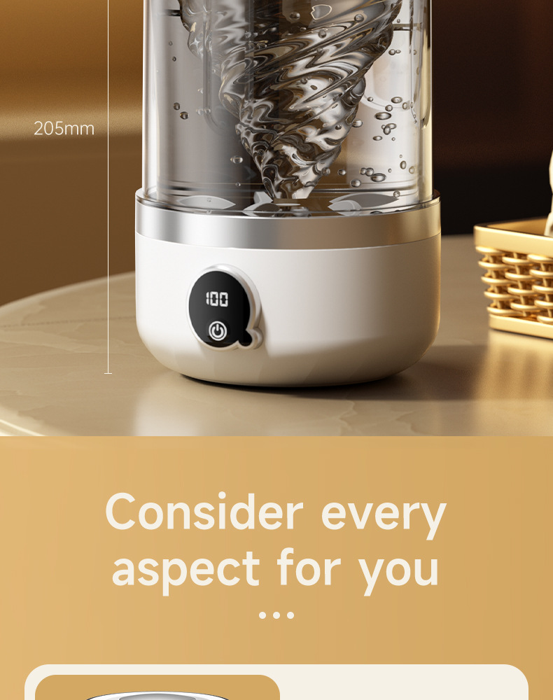 Vollautomatischer, kabelloser, tragbarer Wäschebecher mit Ladefunktion, Mini-Waschmaschine für Unterwäsche und Socken, kleine Waschmaschine, für Reisen und Zuhause_voghion.com