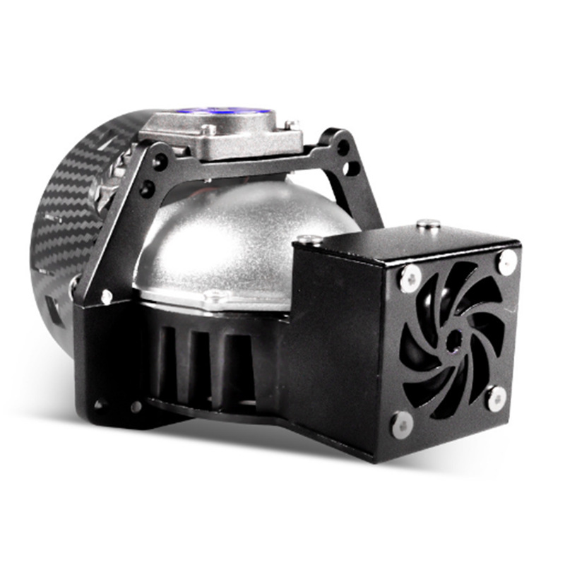 P93 ventilador tres lentes láser directas 3 pulgadas adaptadas delanteras LED de automóviles lente de doble luz