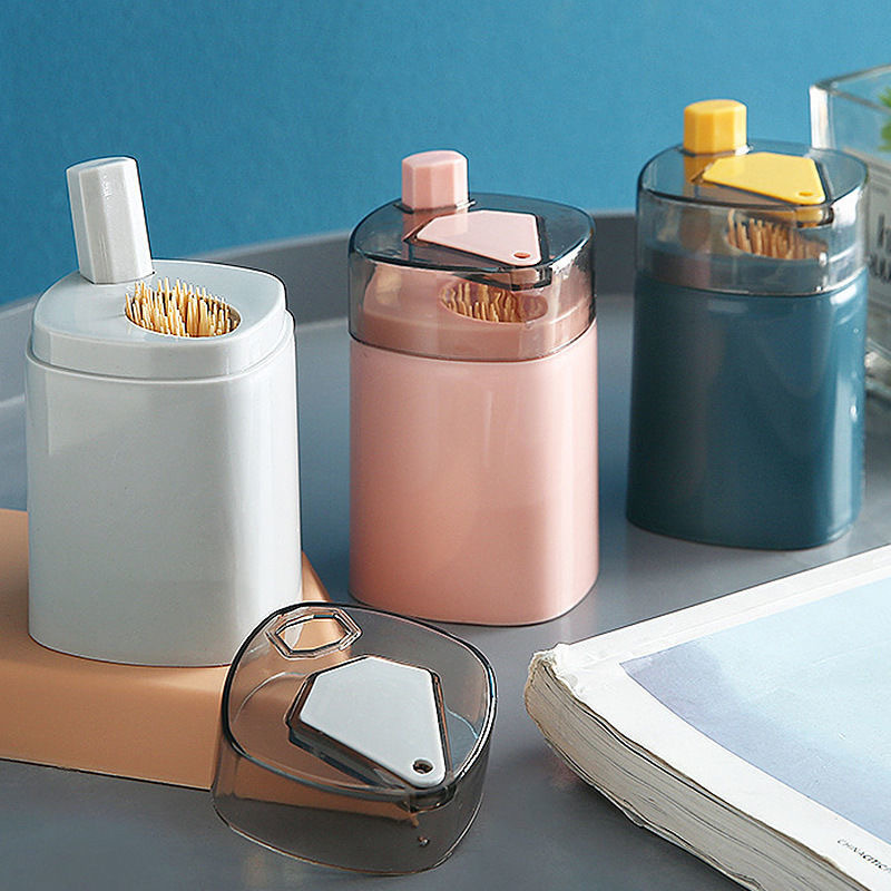 Manufactor Direct selling originality Home Furnishing Toothpick box originality automatic Pop household a living room Push Toothpick cans Toothpick Holder