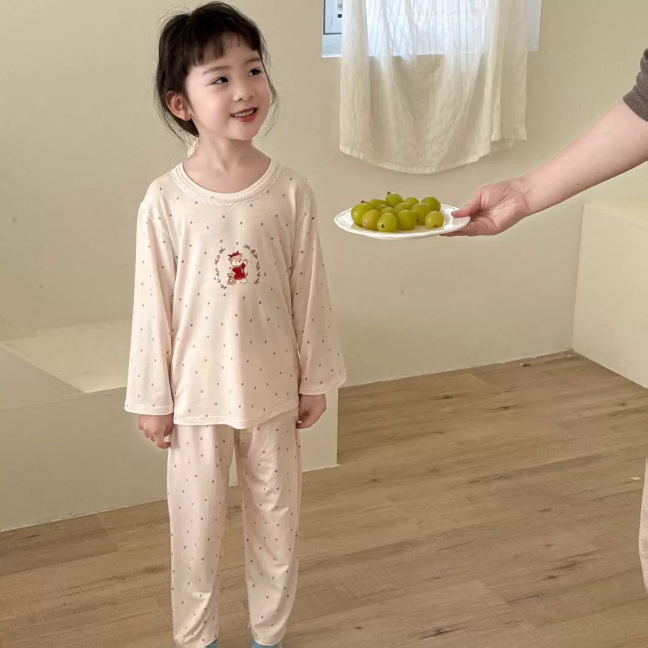2025夏季薄七分款天丝莫代尔儿童家居服舒适睡衣童装男女童可爱
