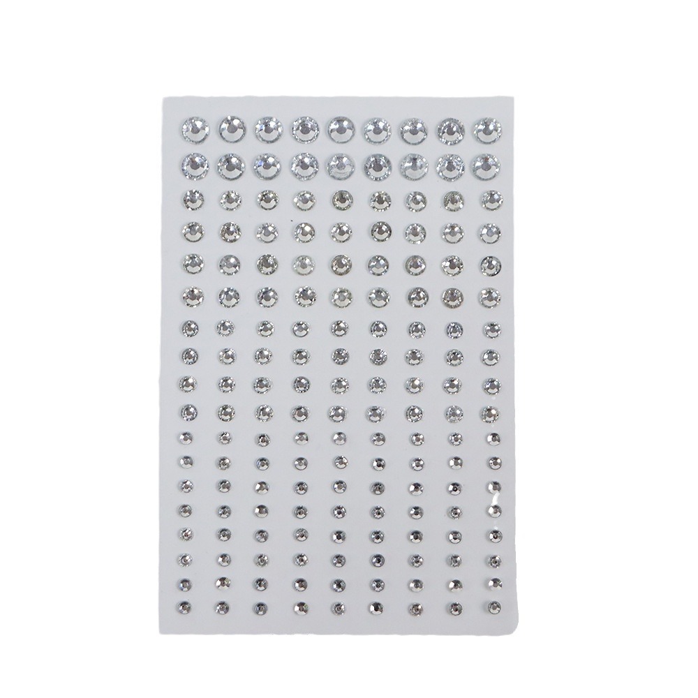 Parche de maquillaje de imitación de celebridades de Internet Parche de diamante Parche de diamante de mariposa Parche de diamante de imitación Parche de cara Parche de lágrima Parche de perlas de ojo Parche de diamante intermitente