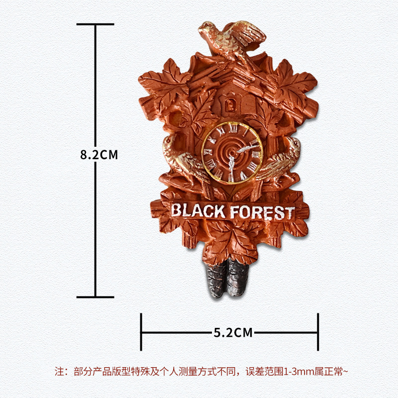 咕咕钟树脂冰箱贴创意立体装饰旅游伴手礼纪念品厂家直销跨境批发|undefined