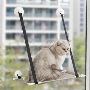 New Summer Cat Hammock Window Glass Balcony Mesh Breathable Cat Hanging Bed Sucker Cat Nest Hanging Cat Hammock