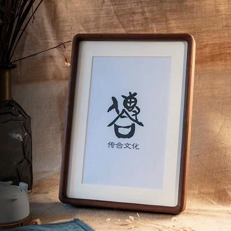 黑胡桃洗照片做成相框擺台相框框架掛牆八寸實木相框情侶相框