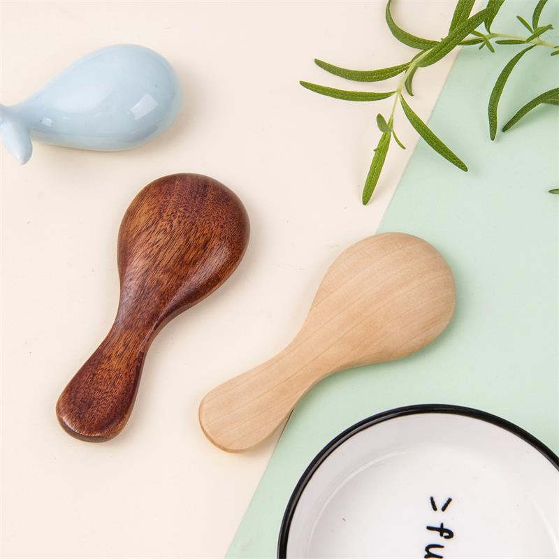 Süßer Holzlöffel Für Milchpulver Und Eiscreme Kleiner Löffel_voghion.com