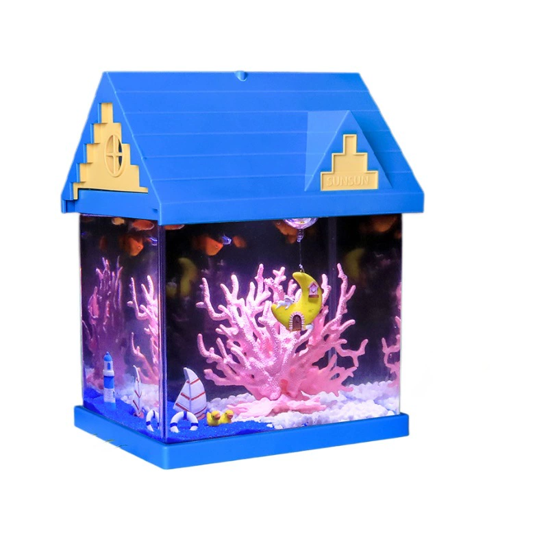 森森 Hut, стеклянный настольный аквариум