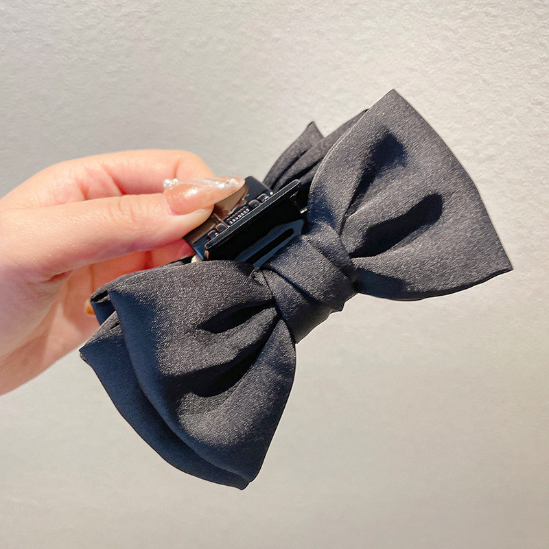 Clip de agarre de lazo de súper hada, parte posterior de la cabeza llena, pinza para el cabello, clip para el cabello de princesa, tocado de clip de tiburón de sentido avanzado