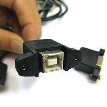 USB打印延长线BM/BF B公头对B母带耳朵 USB2.0打印机延长线带耳朵