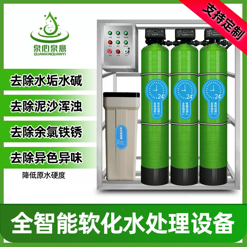 全自动工业去离子软化水处理设备大型地下井水除铁锰水垢过滤器