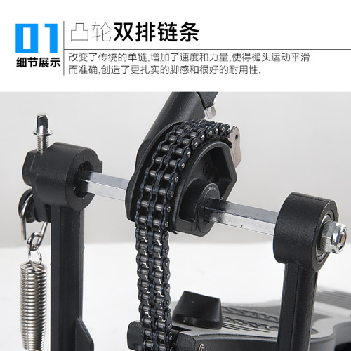 Hammer p100 drum single pedal hammer jazz drum single pedal foot pedal bass drum practice hammer instrument accessories