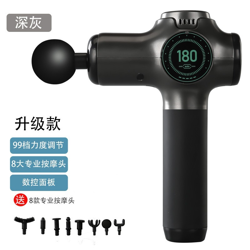 Cross-Border Fascia Gun Electric Hammering Deep Muscle Massager Home Sports Fitness Relaxer 99-Speed Fascia Gun