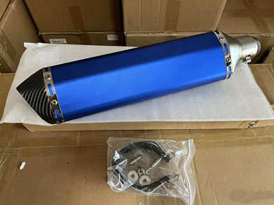 Little Ninja 250 Yongyuan: Exhaust pipe - 18470mm-blue-car-pattern-tail-laser-mark