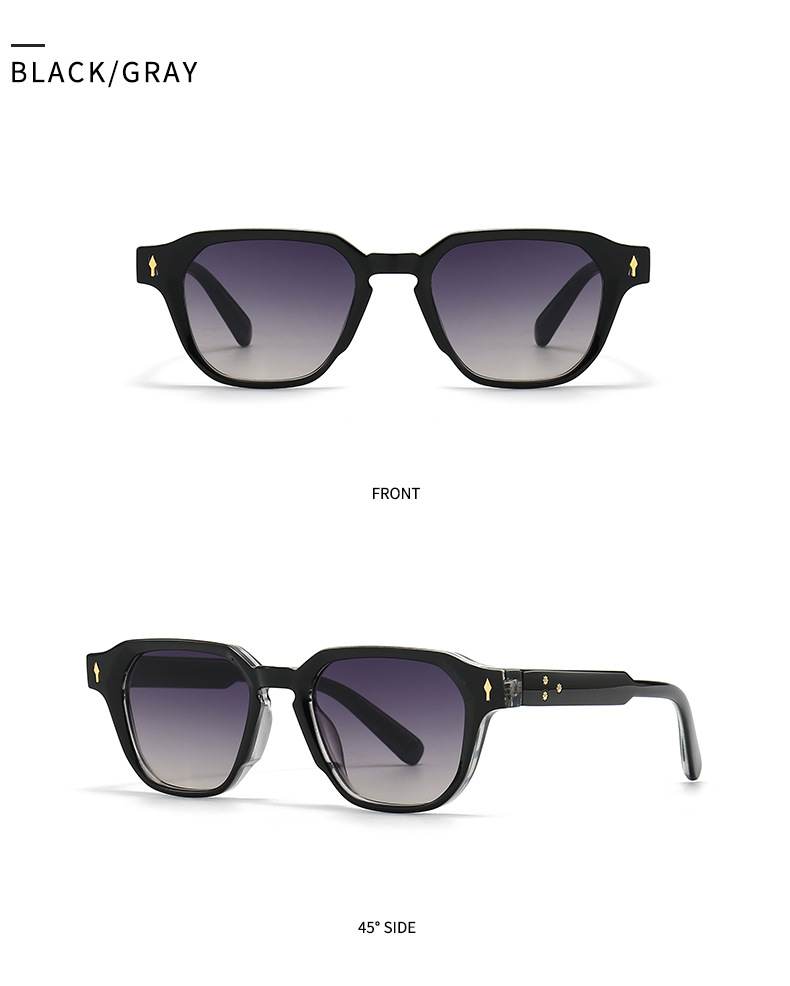 Commerce extérieur transfrontalier européen et américain à monture étroite LUNETTES DE SOLEIL à la mode, tir de rue, charme moderne, rétro LUNETTES DE SOLEIL 3406_voghion.com