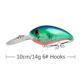 Flutter Lipless Crankbait Fishing Lures Hard Plastic Baits Fresh Water Bass Swimbait Tackle Gear