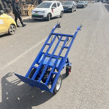 新型手推電動雞公車爬山越野家用載重老虎車全自動搬運手推平板車