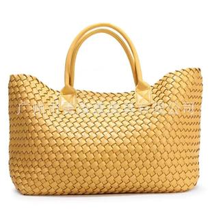 2025 New Woven Tote Large Bag Fashionable High-End Handbag Celebrity Same Style Trendy Handbag Shoulder Bag