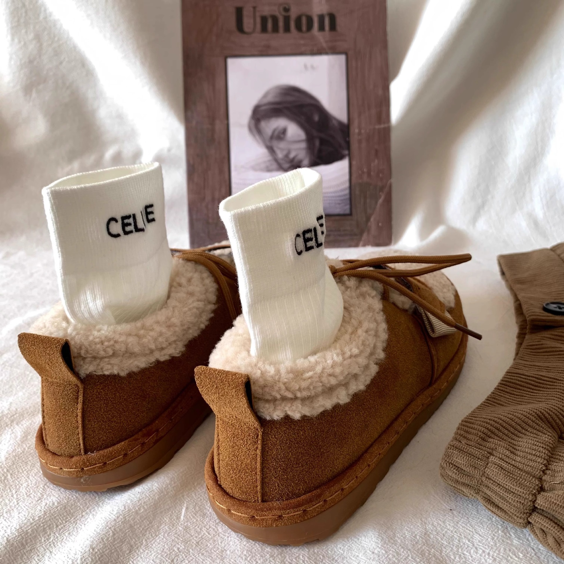 Stivali da neve donna invernali foderati caldi scarpe cotone_voghion.com