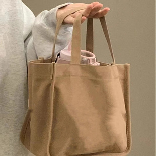 Factory Customized Fashionable and Compact New Canvas Bag Cartoon Satchel Satchel Large Capacity Tote Bag with Customizable Logo