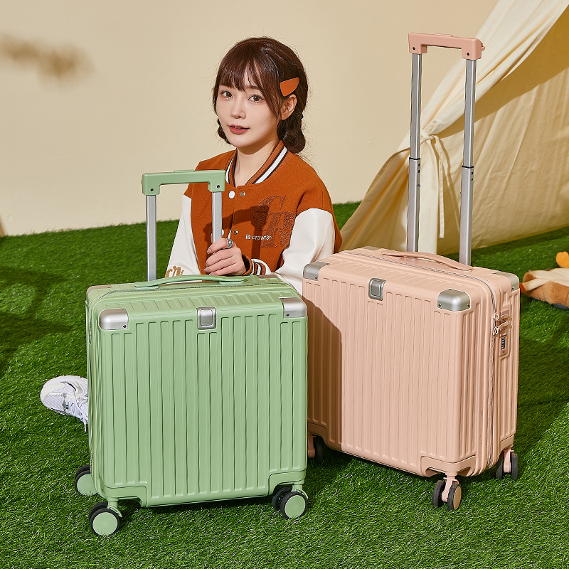 18-pulgadas mini rueda universal de múltiples funciones de equipaje ligero caja de embarque caja de contraseña al por mayor caja de la carretilla de una sola pieza de entrega