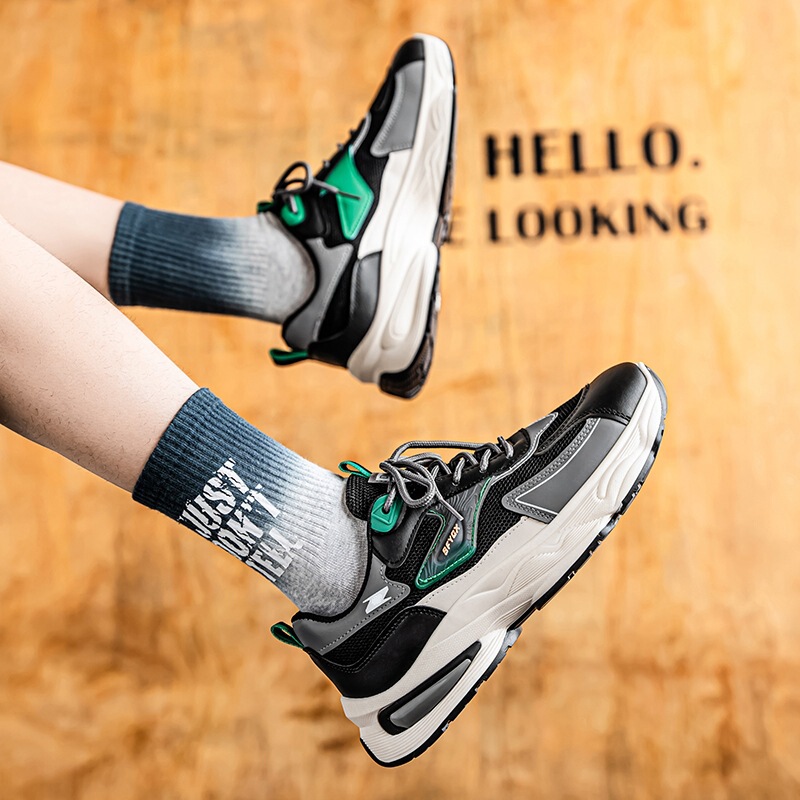 Summer Men's Shoes New Breathable Mesh Men's Sports Shoes Men's Trendy Versatile Thick-Soled Casual Dad Shoes Summer Men's Shoes New Breathable Mesh Men's Sports Shoes Men's Trendy Versatile Thick-Soled Casual Dad Shoes
