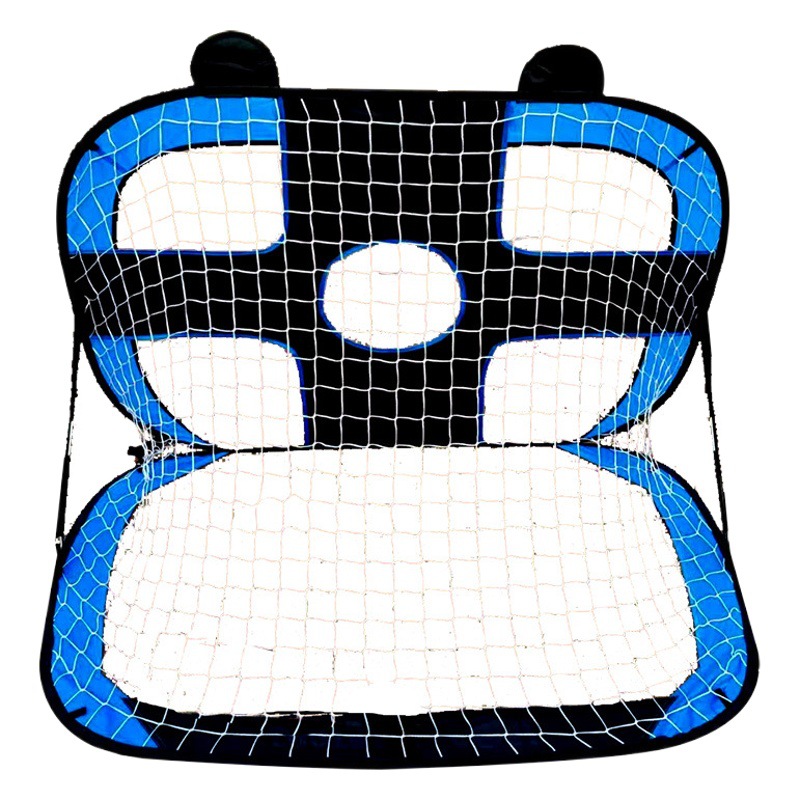 Plegable multifuncional Puerta de fútbol de los niños de almacenamiento de entrenamiento de la escuela de los niños de fútbol Red portátil Parque objetivo bola
