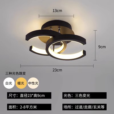 Moderno minimalista escalera pasillo luz de techo Entrada luz balcón hogar Luz LED al por mayor