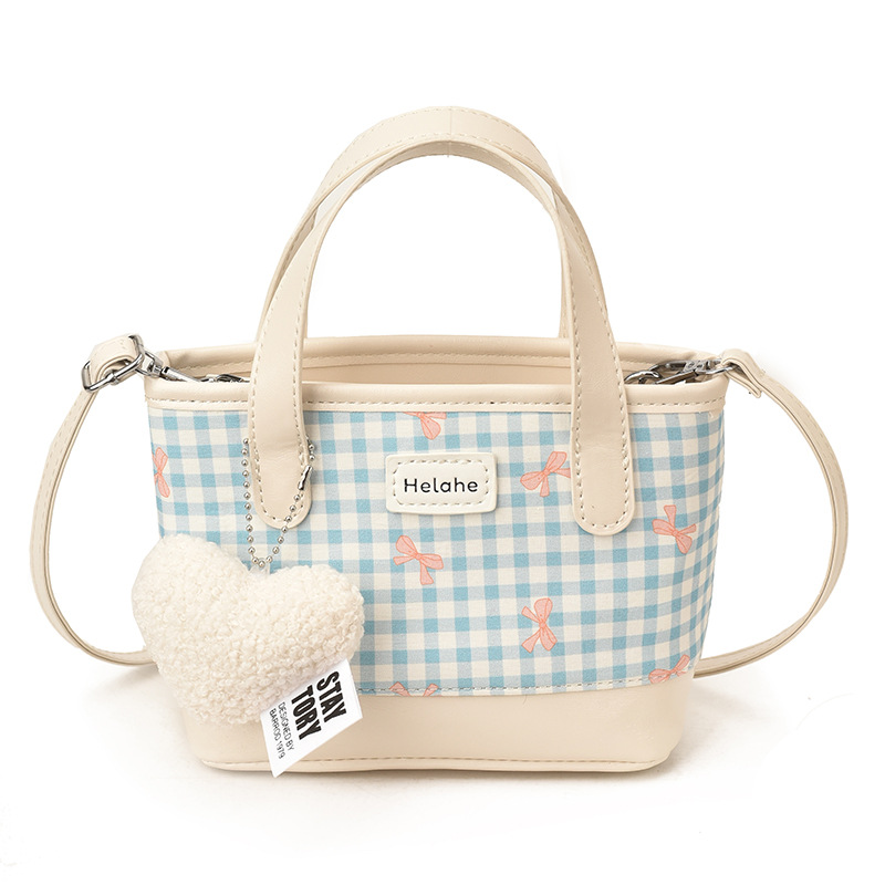 Bolsas infantiles de comercio exterior transfronterizo pequeñas bolsas frescas de amor colgante bolsas de cubo de mano lindas bolsas de hombro de niñas