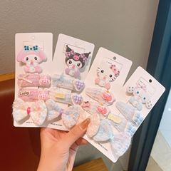 秋冬新款库洛米发夹女宝宝不伤发可爱超萌女童刘海碎发卡儿童发饰