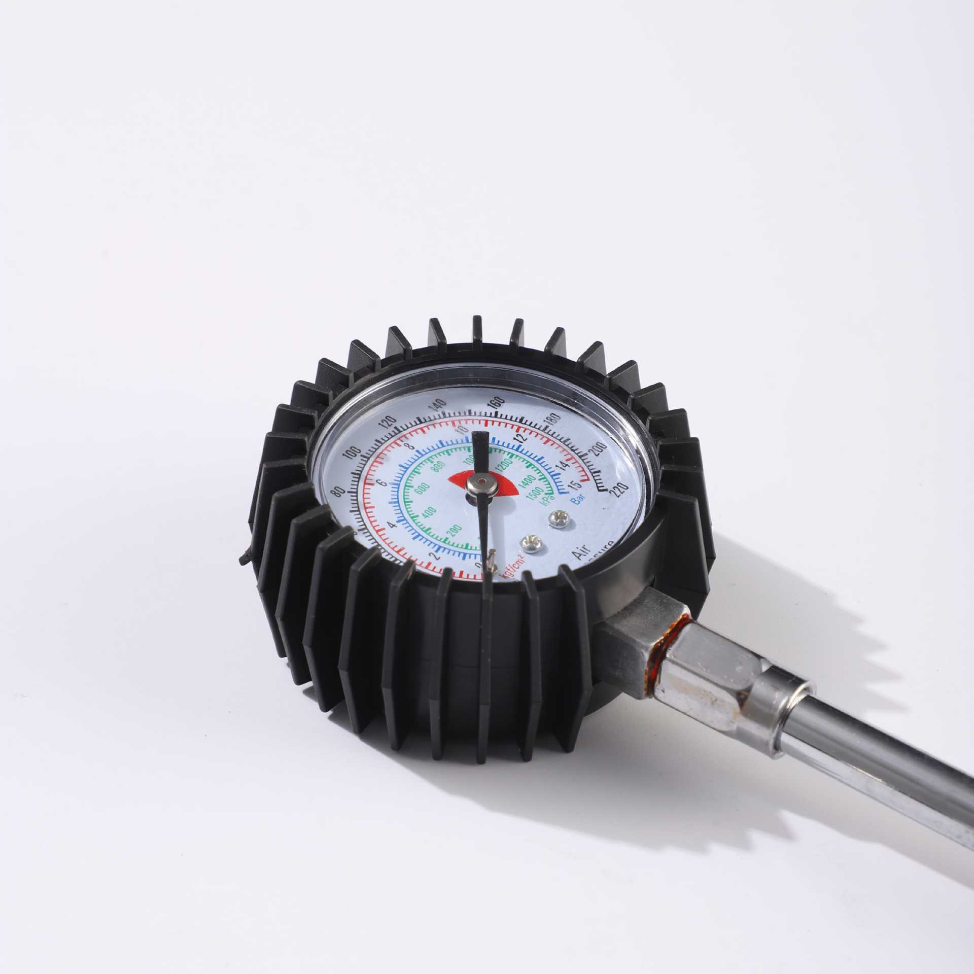 Dual-Head Air Nozzle for Truck and Car Tires, Quick Inflation Tool, Air Pump Rod, Air Release Valve, Inflator Nozzle, Tire Pressure Gauge