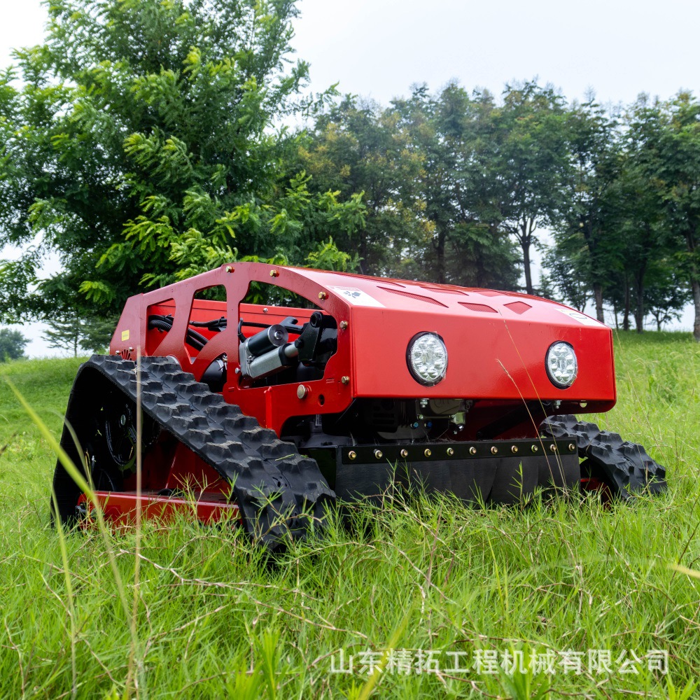 履带遥控割草机全地形自动除草机 家用小型农用器人割草机