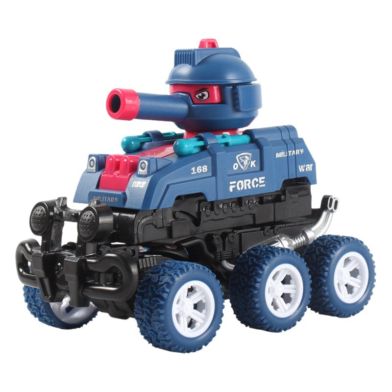 El mismo tipo de colisión y deformación de Douyin puede lanzar tanques, vehículos todoterreno inerciales de seis ruedas, venta al por mayor de tanques, juguetes