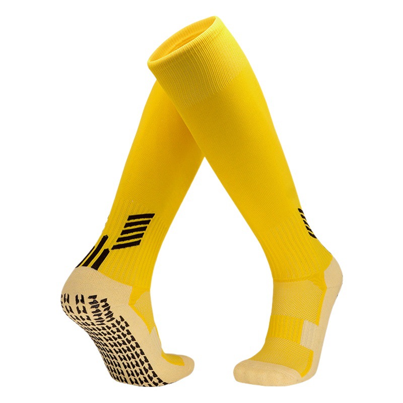 Calcetines de fútbol profesionales de otoño e invierno, calcetines de tubo largo con puntos para hombre, calcetines deportivos de tubo alto absorbentes para el sudor, calcetines antideslizantes con parte inferior de toalla, venta al por mayor