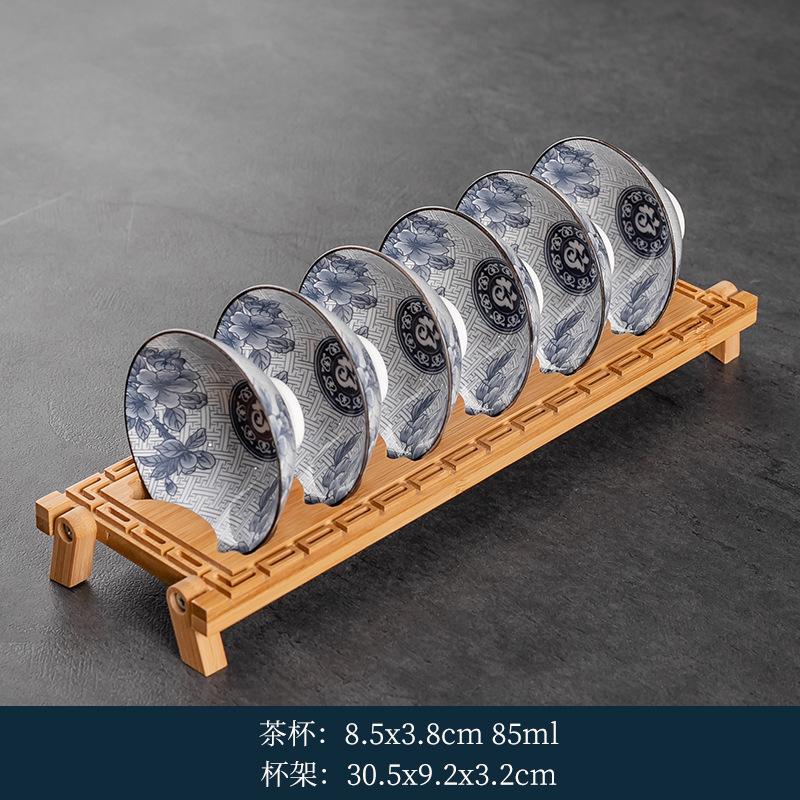 대형 Huafu 6 피스 네 다리 컵 홀더