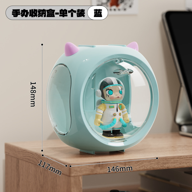 ディスプレイスタンドバブルマート人形装飾品アクリル透明収納ボックス手作りディスプレイキャビネットブラインドボックス収納ボックス|undefined