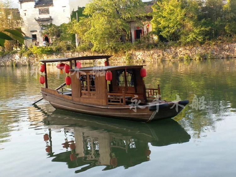 乌镇摇橹船-实图生产