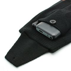 跨境長筒APP發熱襪子純棉電加熱襪男女運動充電曖腳滑雪襪子