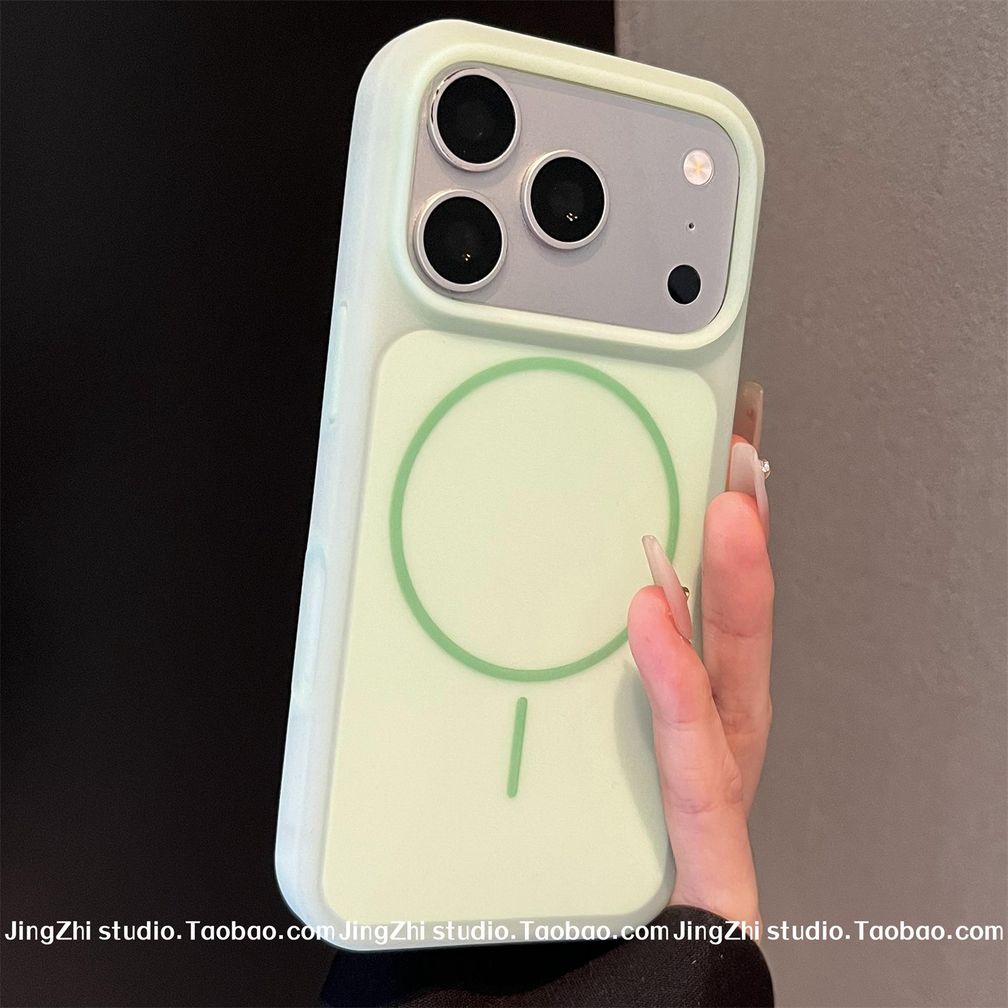 Aplicable para iPhone17promax caso de teléfono celular gelatina líquida silicona absorción de silicona 15 cubierta 16