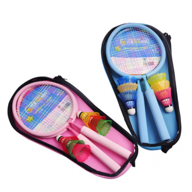 Raqueta de bádminton para niños jardín de infantes bádminton doble raqueta bebé juguetes deportivos al aire libre fábrica de raquetas para niños