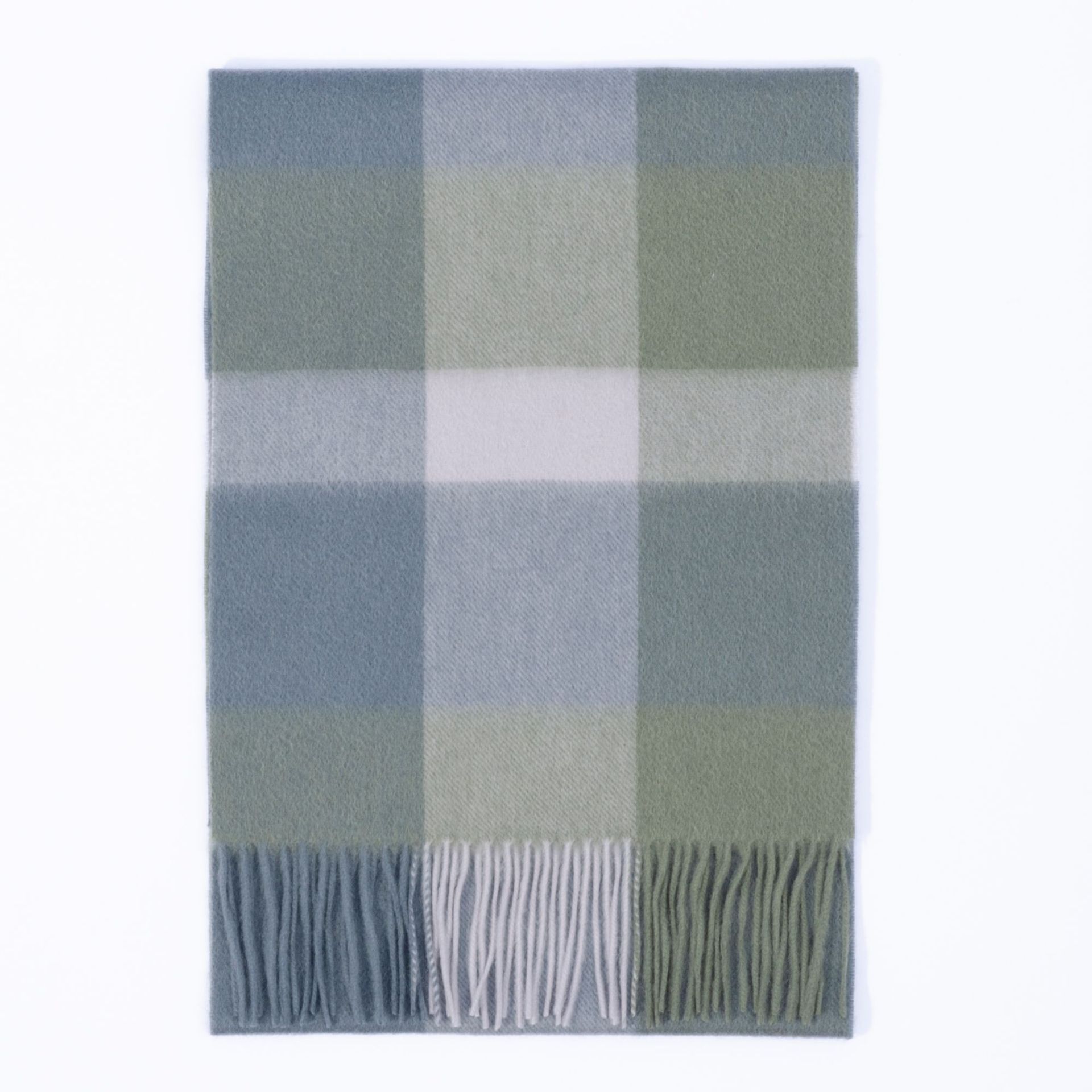 Celosía azul y verde