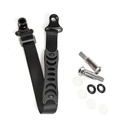 with Rubber Handles, Suitable for Multiple — Motorcycle Safety Supplies - black-c1-cnc-rear-rescue-belt