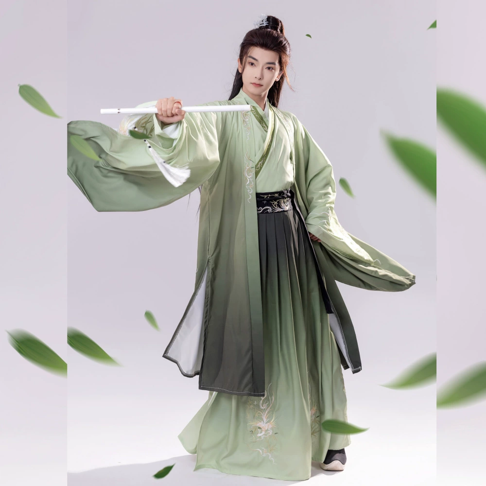 Hanfu мужской оригинальный китайский стиль Hanfu женский рыцарь вышитый костюм