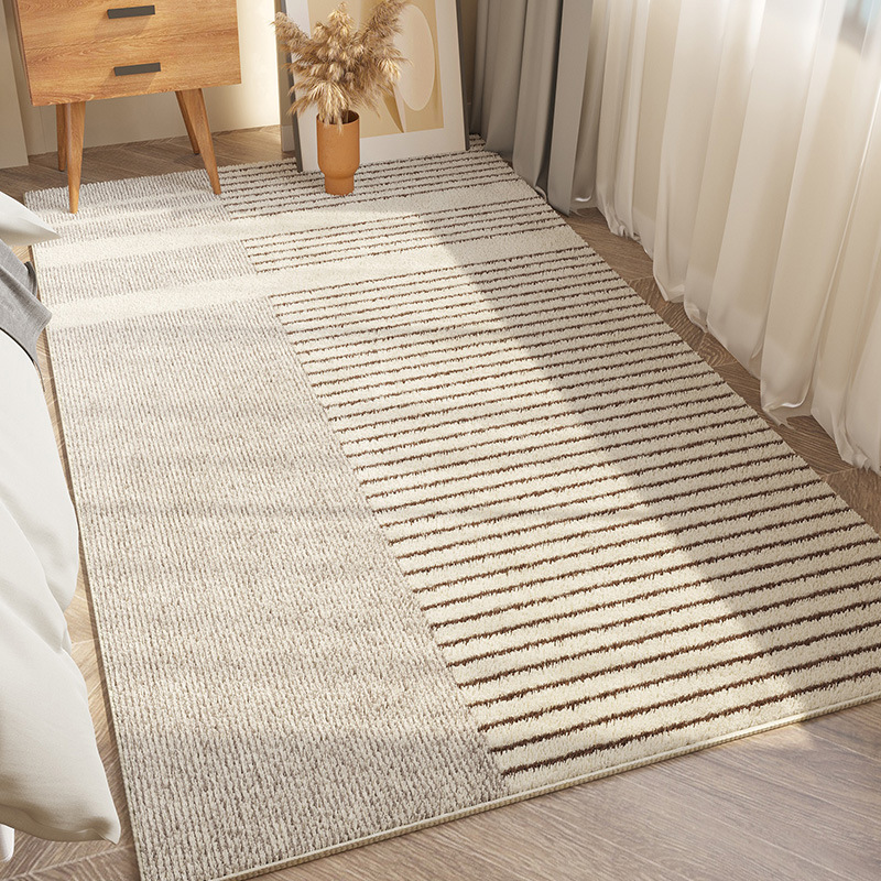 Simple Style Bedroom Bedside Carpet Thick Simple Living Room Sofa Coffee Table Runner Home Room Balcony Anti-Slip Mat