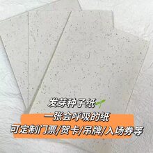 种子纸吊牌邀请函可降解发芽diy空白婚礼贺卡日历明信片