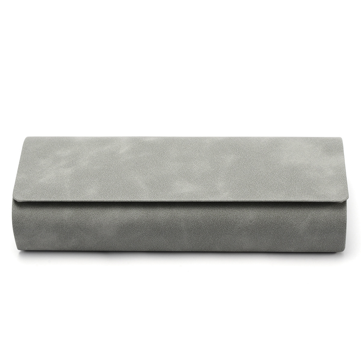 Caja de gafas portátil avanzada de cuero con hebilla magnética Caja de gafas de almacenamiento de compresión retro óptica Nueva caja de espejo simple antideslizante